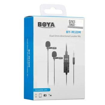 میکروفون Boya M1DM Double Microphone 3.5 Jack