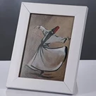 قاب سفید 21*16