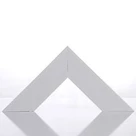 فریم سفید کبریتی 3cm