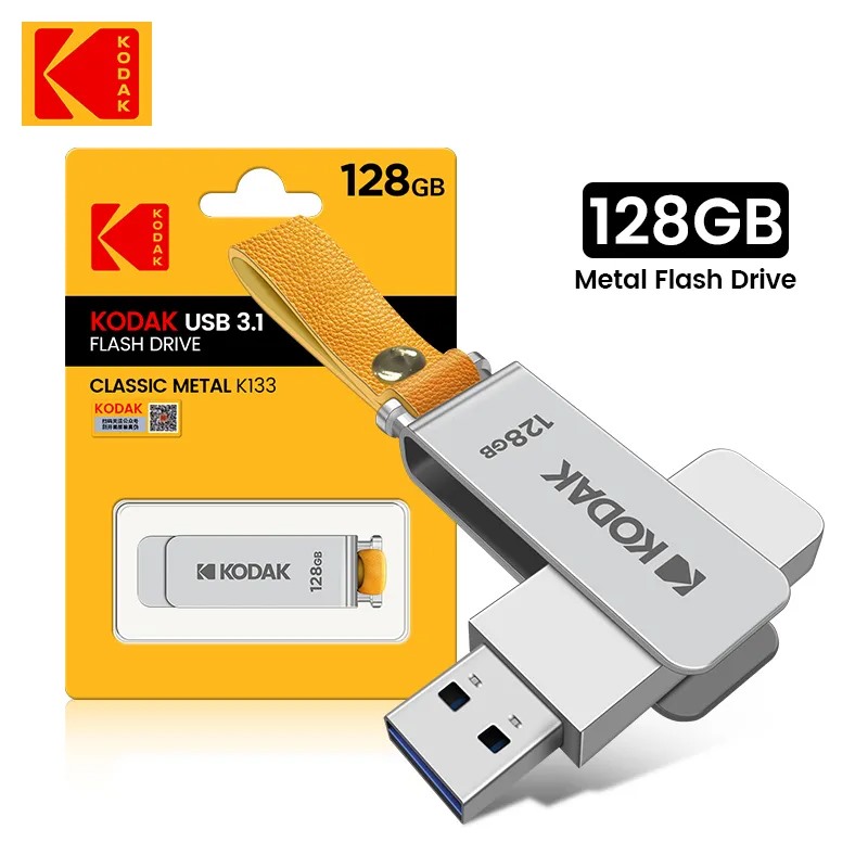 فلش Kodak CLASSIC METAL K133 128GB  USB 3.1