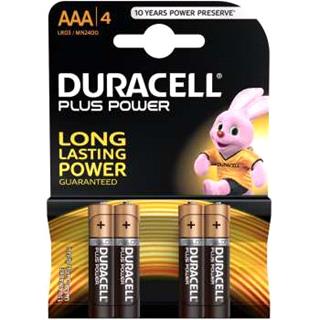 باتری نیم قلمی دوراسل مدل Plus Power بسته 4 عددی