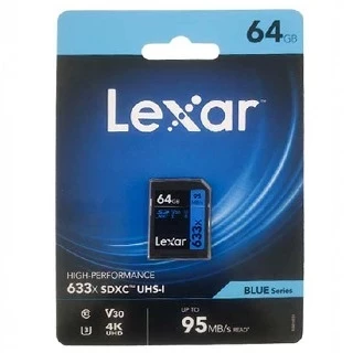 کارت حافظه   Lexar633x SDXC 64G Blue