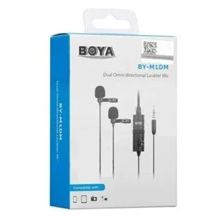 میکروفون Boya M1DM Double Microphone 3.5 Jack