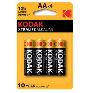 باتری قلمی آلکالاین Kodak مدل Max Super بسته چهارعددی